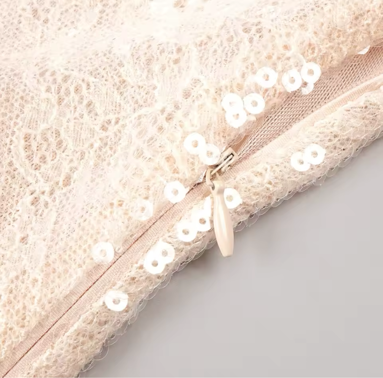 Laili long sleeve sequins lace dress