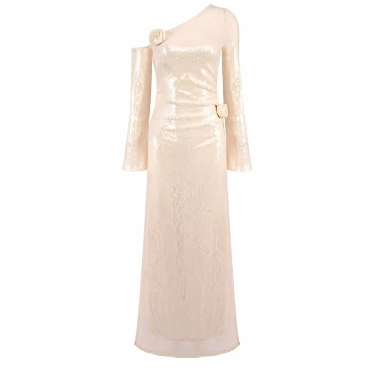 Laili long sleeve sequins lace dress