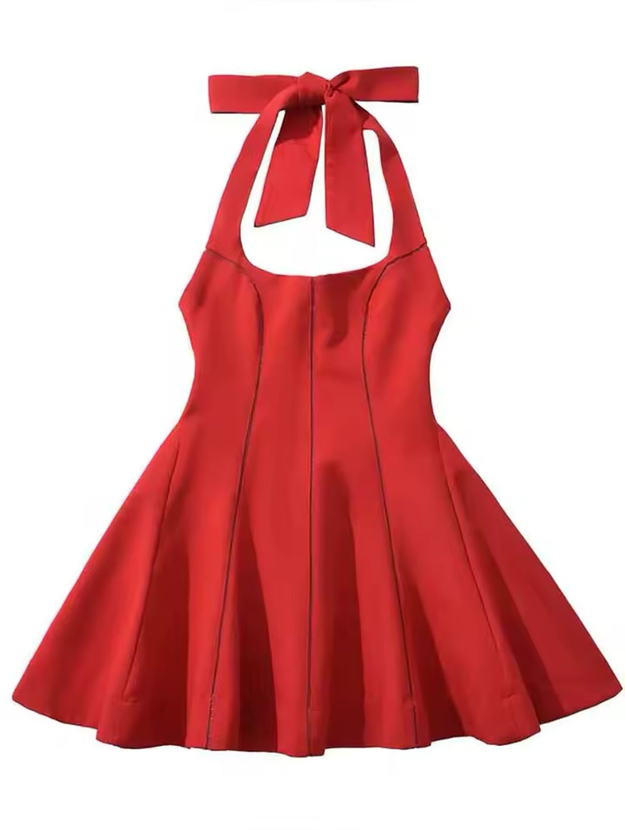 Capri A line halter dress