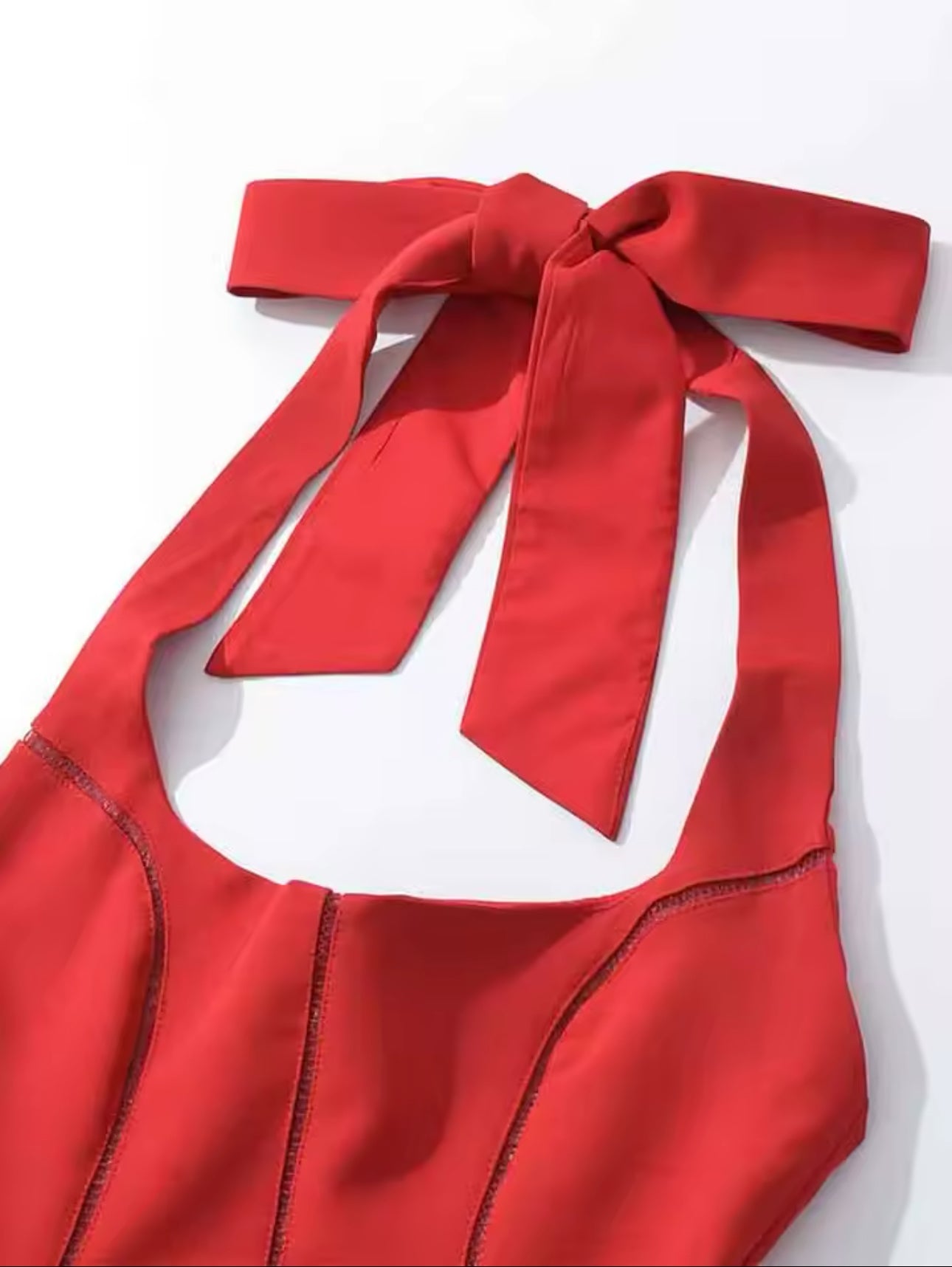 Capri A line halter dress