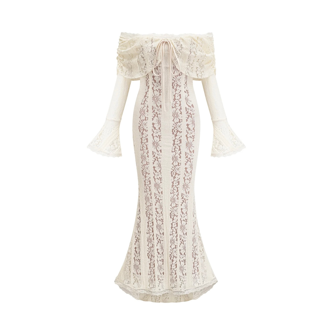 Morgan white lace off the shoulder maxi dress Morgan white lace off the shoulder maxi dress