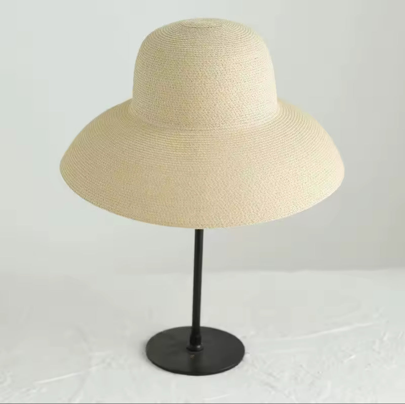 Hepburn lampshade straw hat