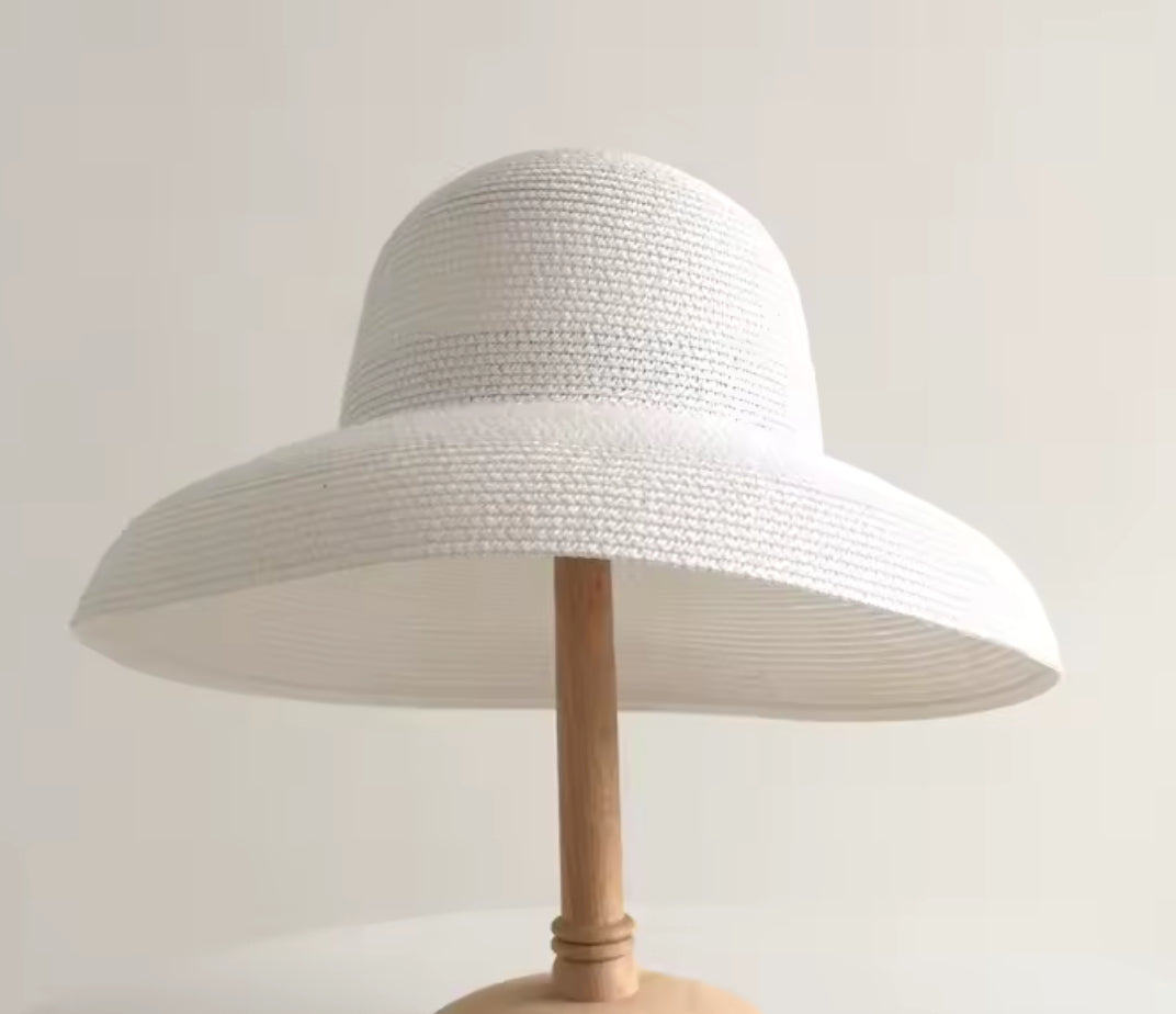 Hepburn lampshade straw hat