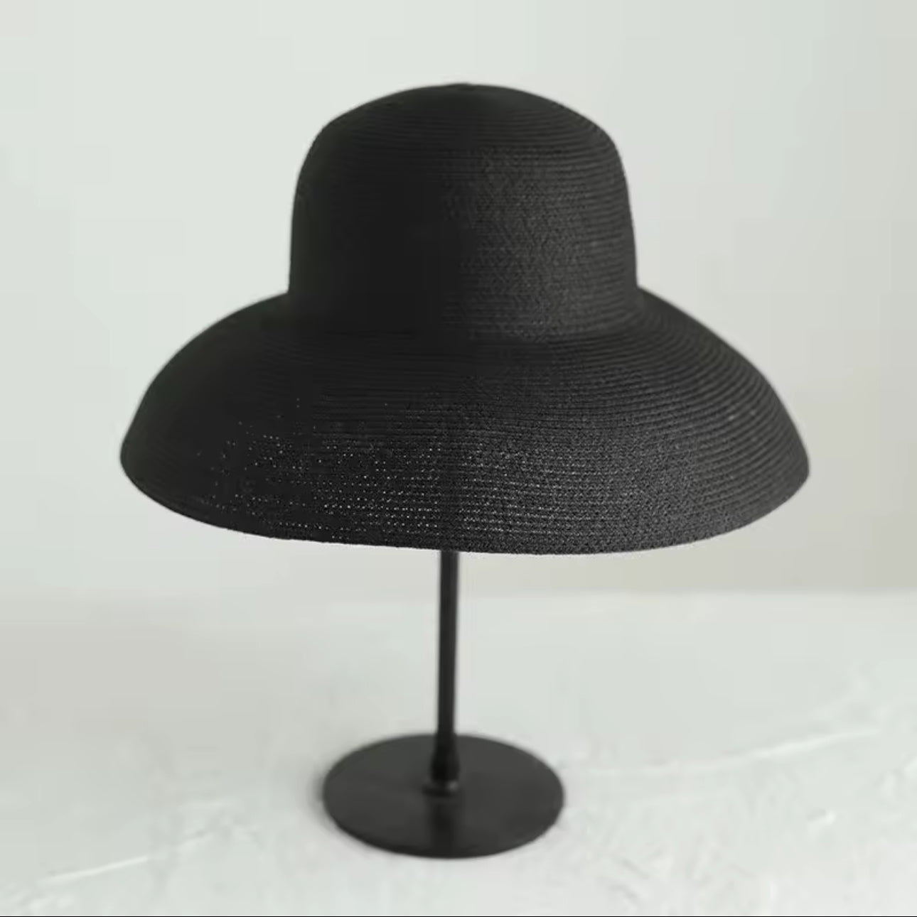 Hepburn lampshade straw hat