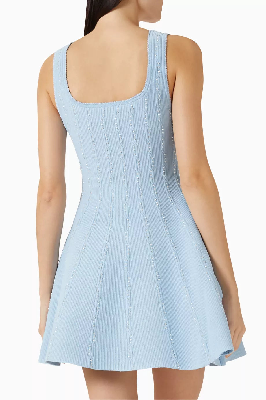 Maja Beaded knit mini dress