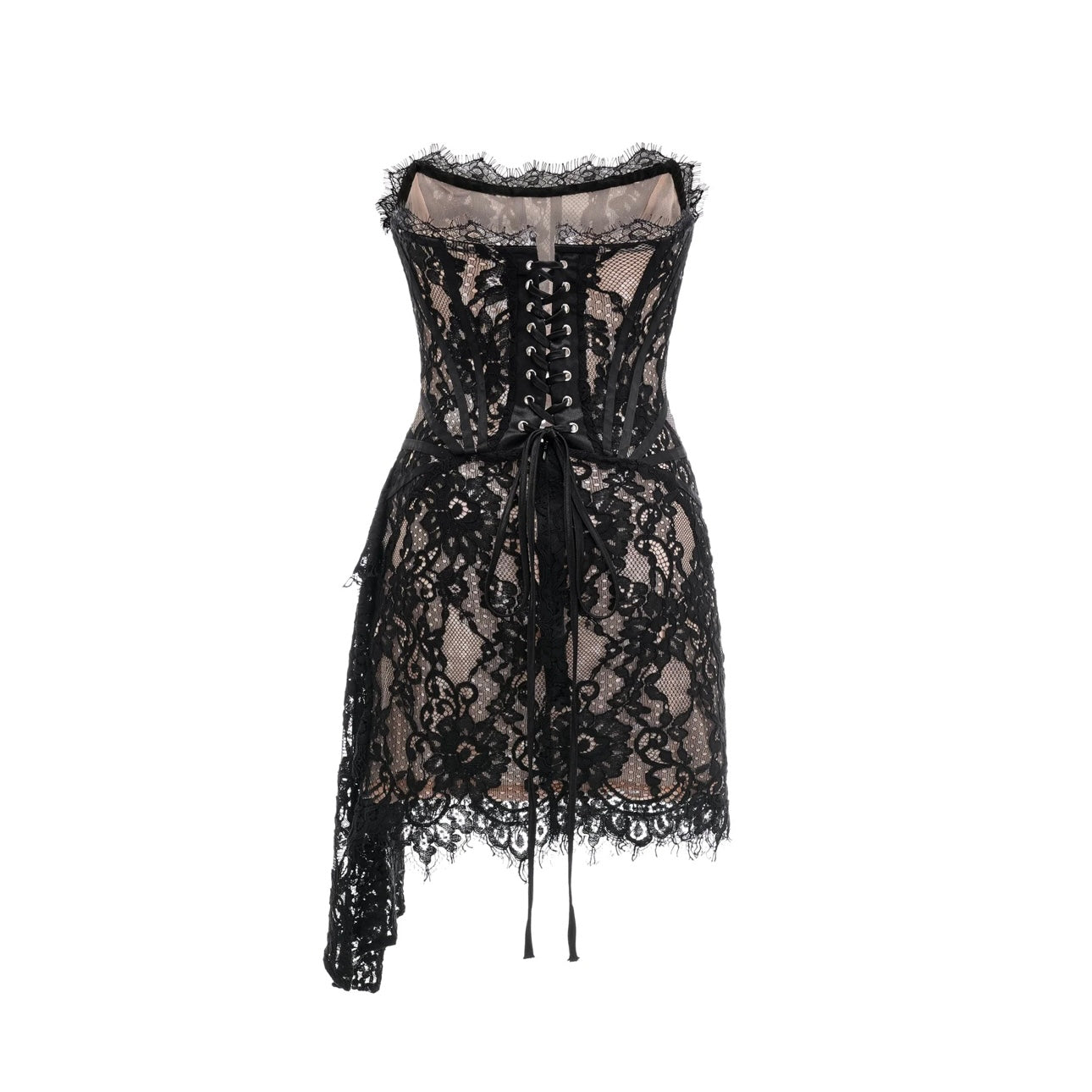 Victoria corset lace mini dress