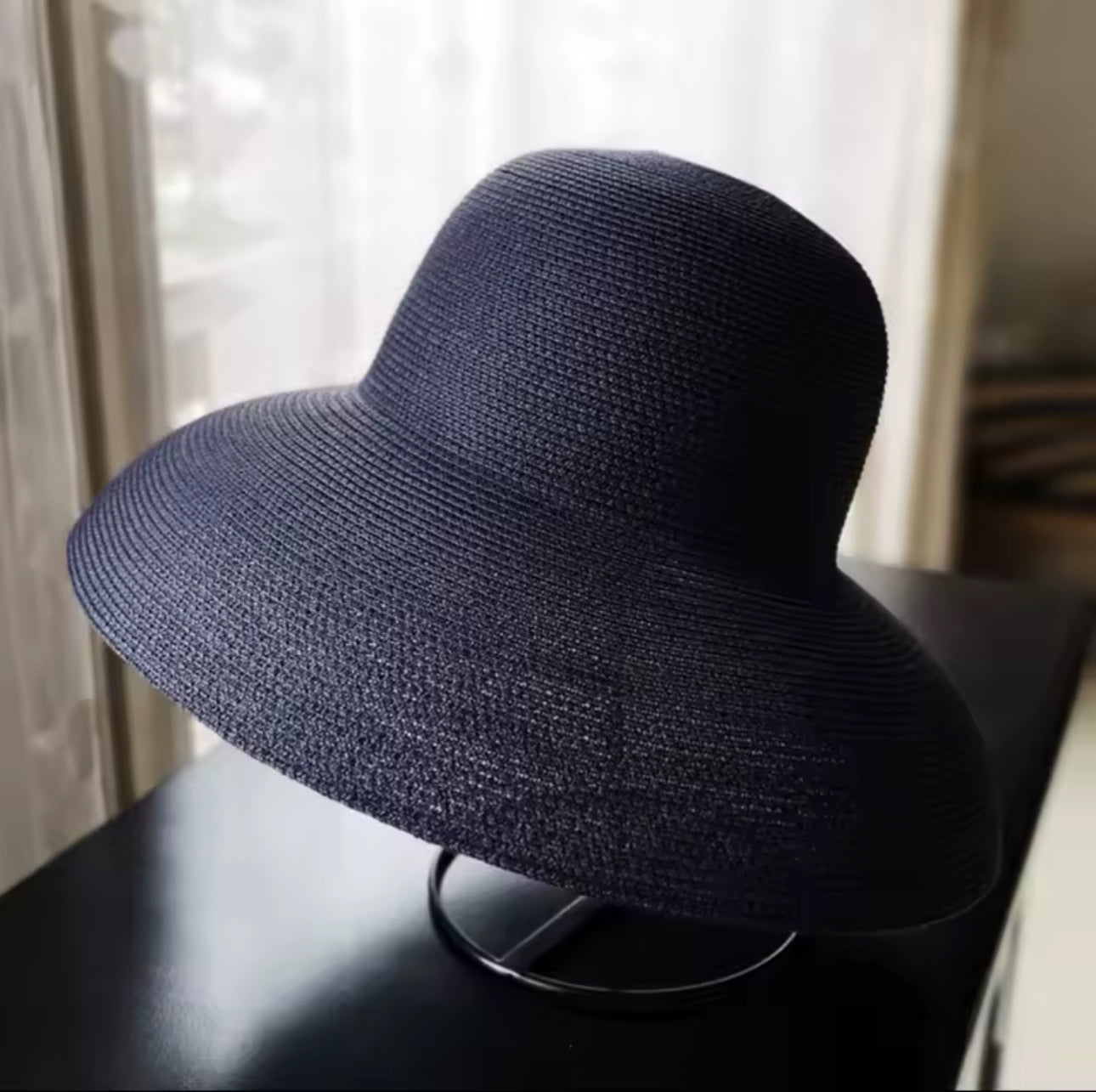 Hepburn lampshade straw hat