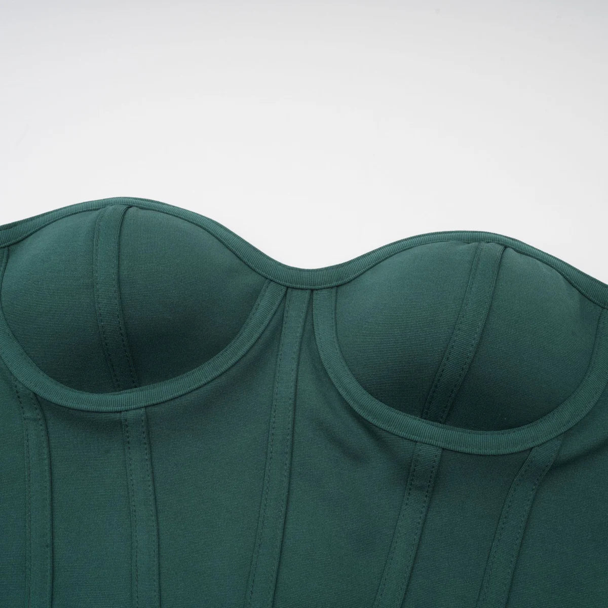 Carrie green ribbon design corset maxi dress Mimi June Carrie green ribbon design corset maxi dress Mimi June