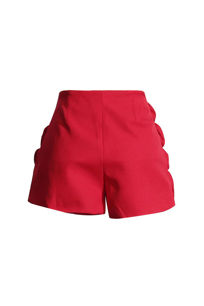 Naido rose red skort