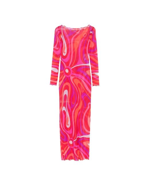 Fucci abstract cover-up dress
