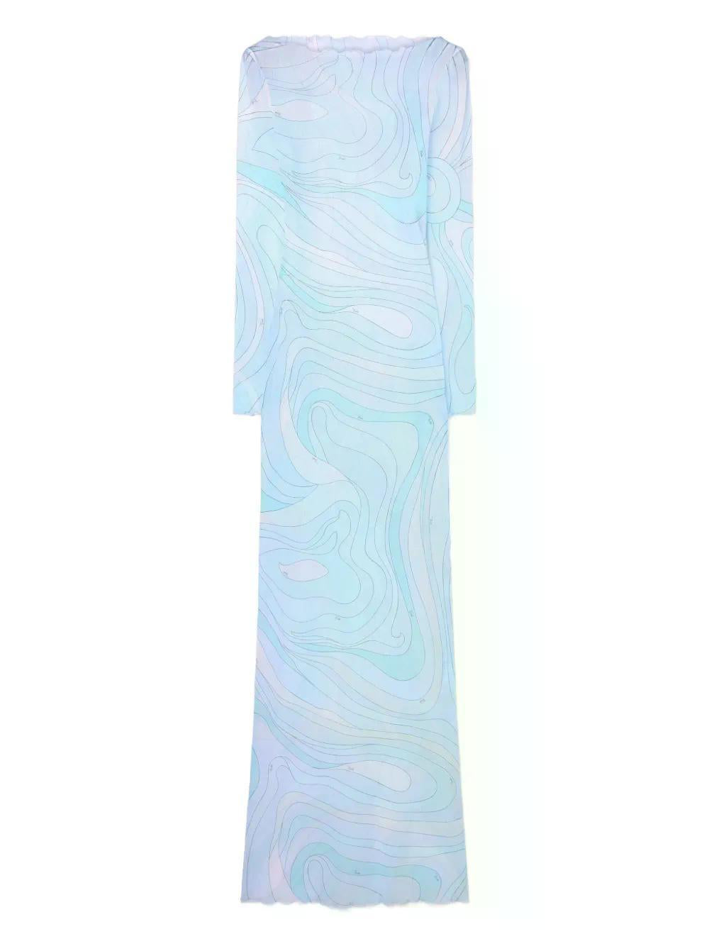 Fucci abstract cover-up dress