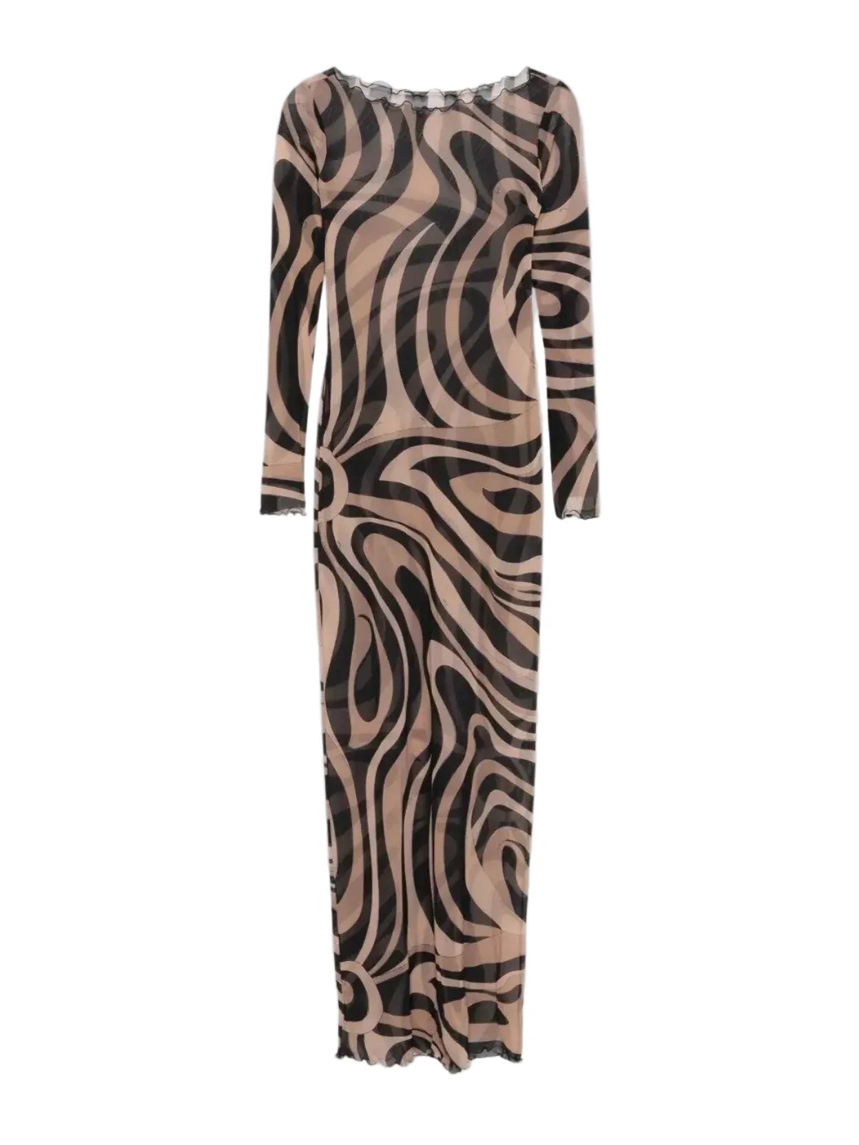 Fucci abstract cover-up dress