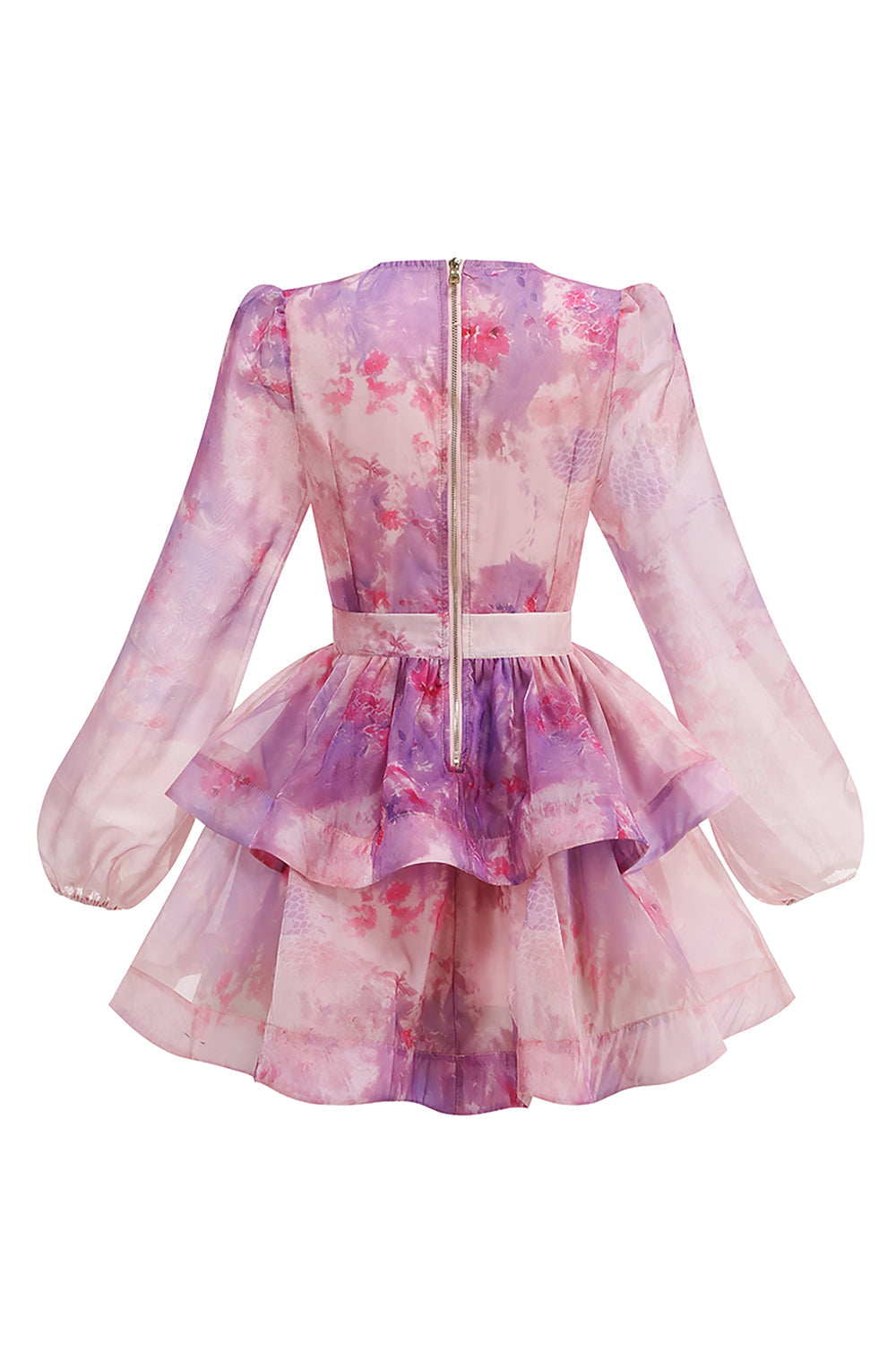 Iris Floral ruffle dress